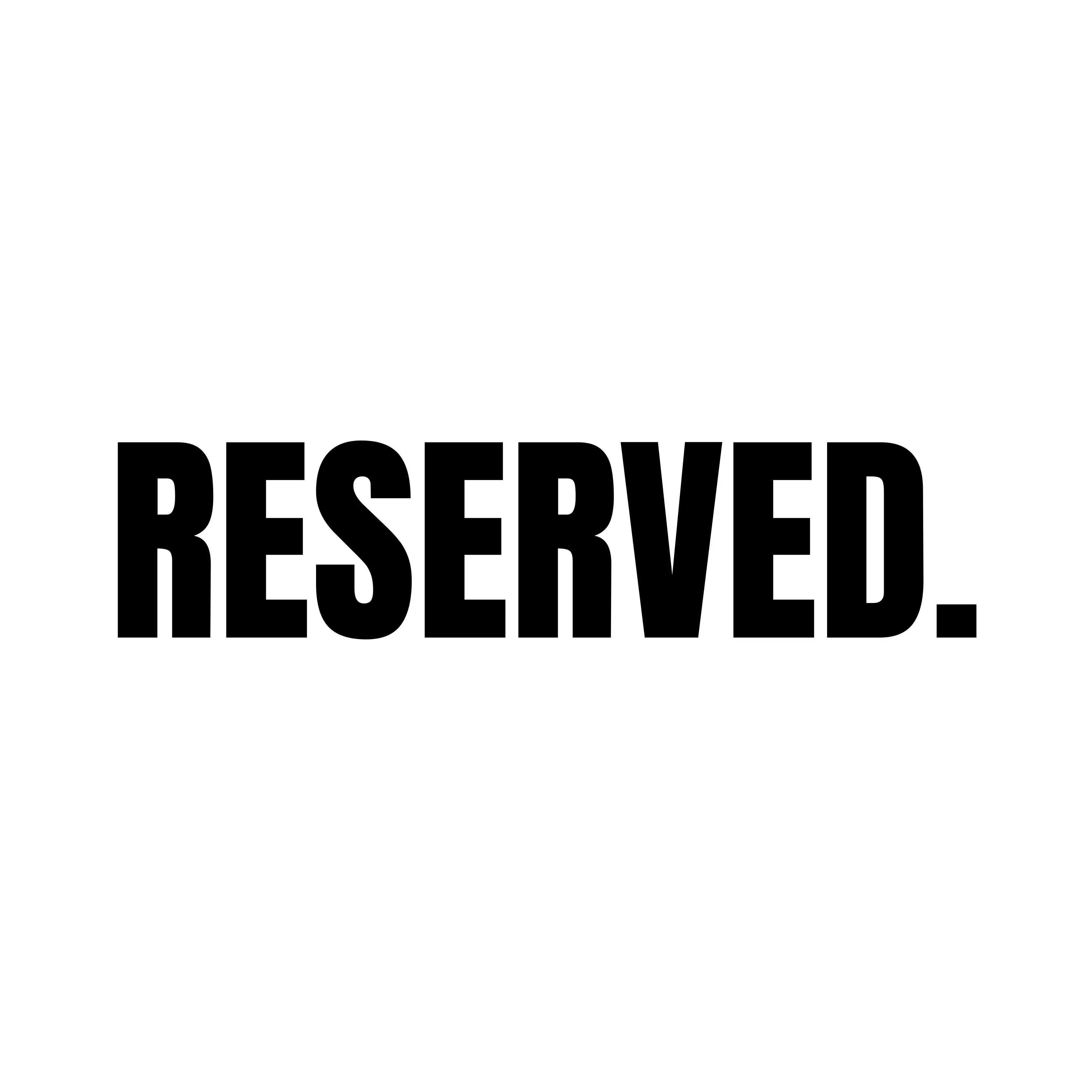 RESERVED